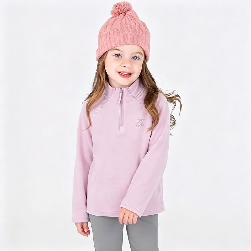 KIDS 1/2 zipper DRALON FLEECE PULLOVER