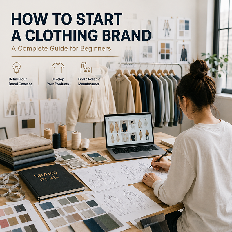 How to Start a Clothing Brand: A Complete Guide for Beginners