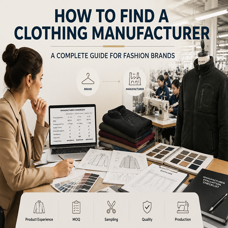 How to Find a Clothing Manufacturer: A Complete Guide for Fashion Brands