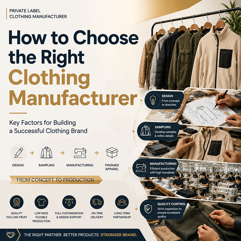 Clothing Manufacturers for Small Businesses: How to Choose the Right Partner