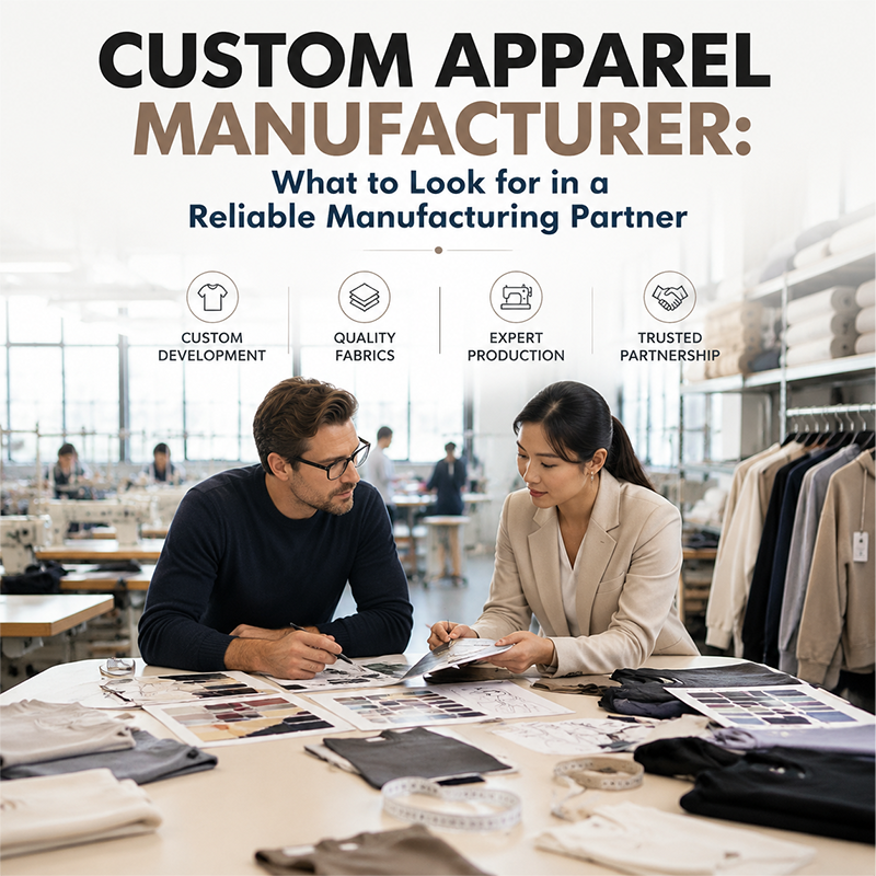 Custom Apparel Manufacturer: What to Look for in a Reliable Manufacturing Partner