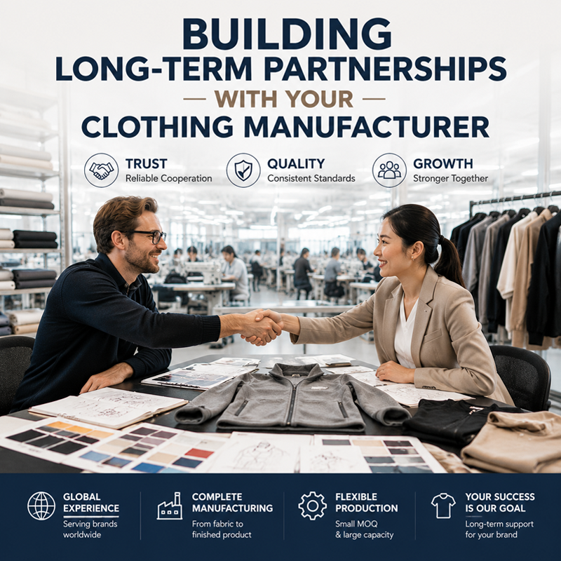 Custom Clothing Manufacturer: A Complete Guide to Developing Your Own Clothing