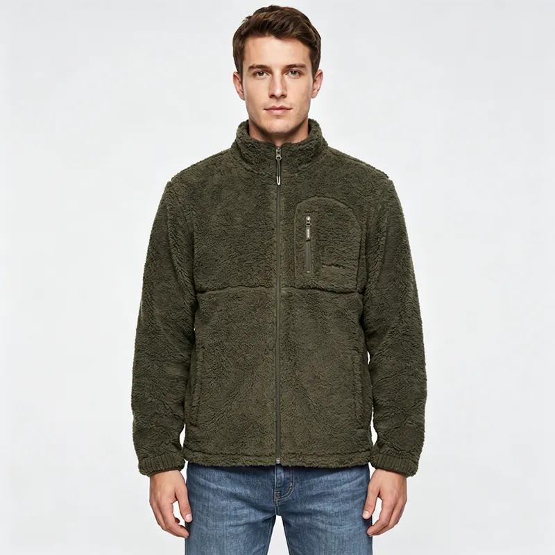 MEN SHERPA FLEECE JACKET