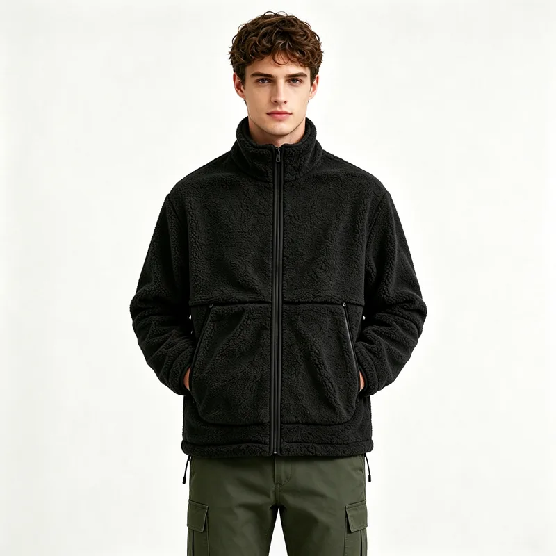 MEN SHERPA FLEECE JACKET