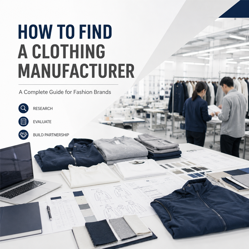 How to Find a Clothing Manufacturer: A Practical Guide for New Apparel Brands