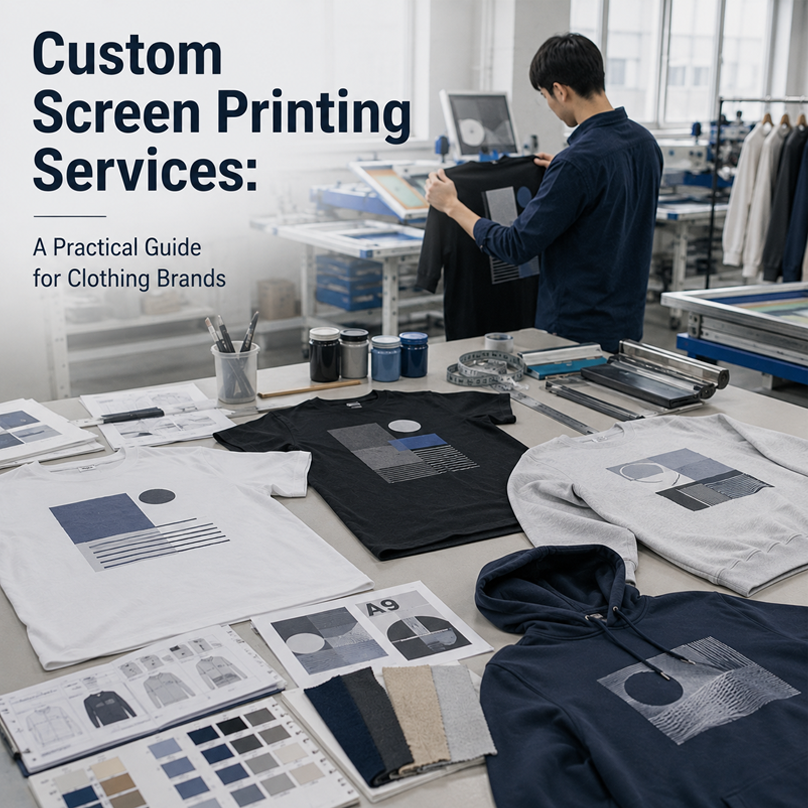 Custom Screen Printing Services: A Practical Guide for Clothing Brands