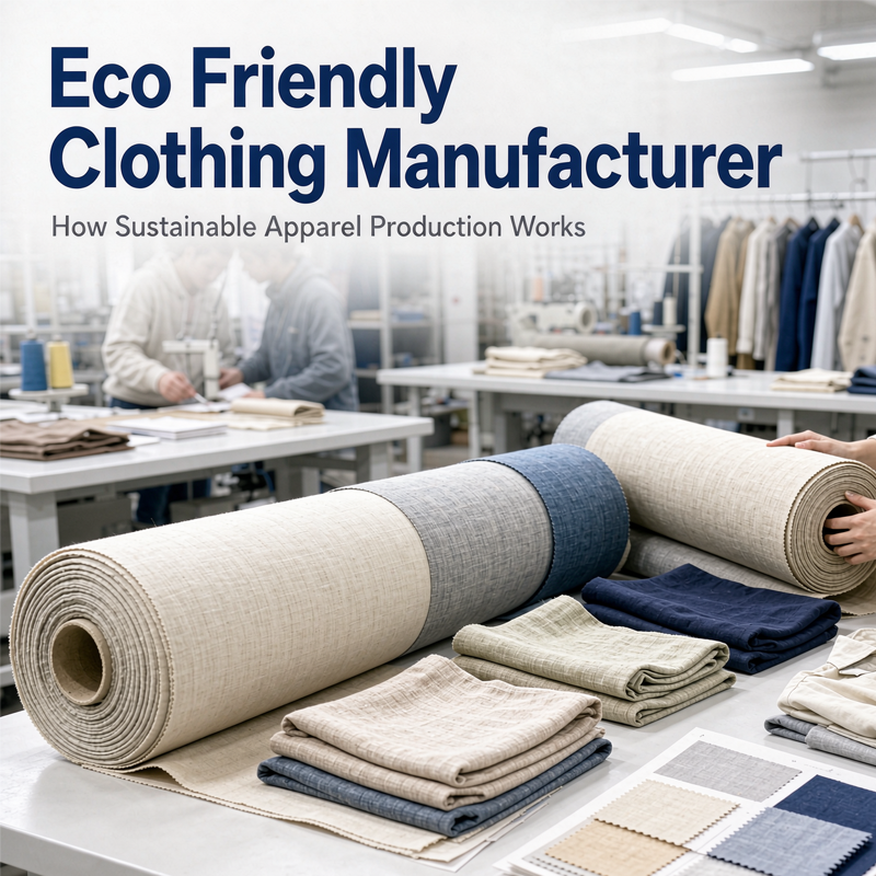 Eco Friendly Clothing Manufacturer: How Sustainable Apparel Production Works
