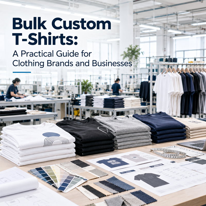 Bulk Custom T-Shirts: A Practical Guide for Clothing Brands and Businesses