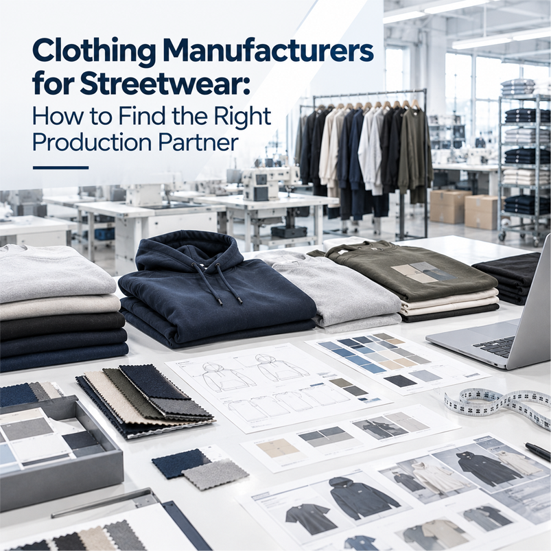 Clothing Manufacturers for Streetwear: How to Find the Right Production Partner