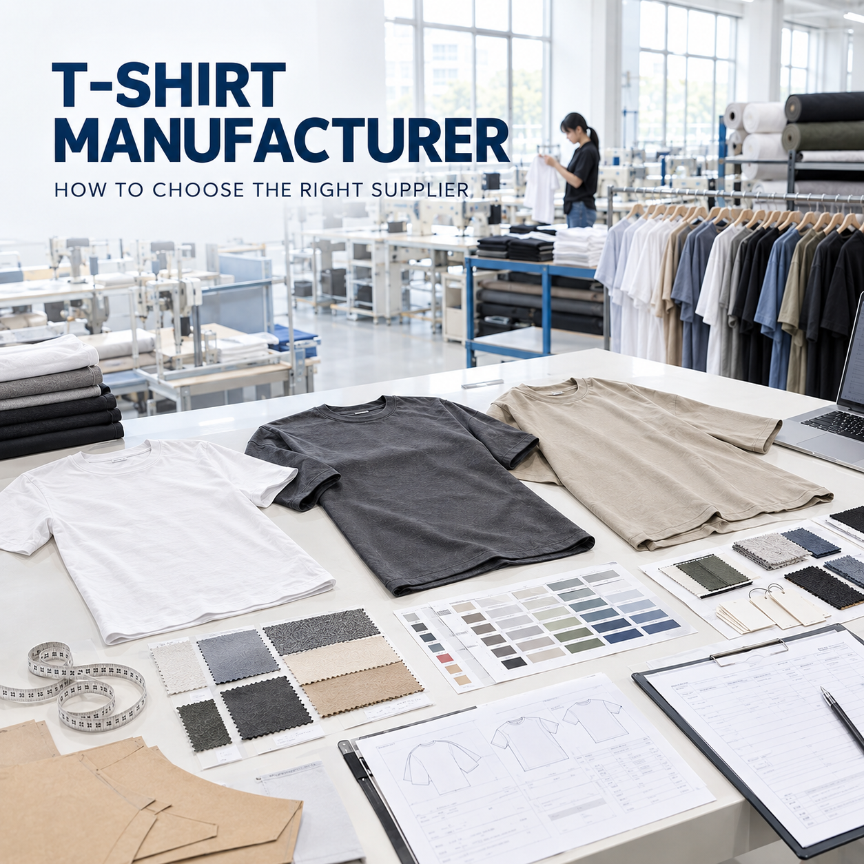T-Shirt Manufacturer: How to Choose the Right Supplier for Your Brand
