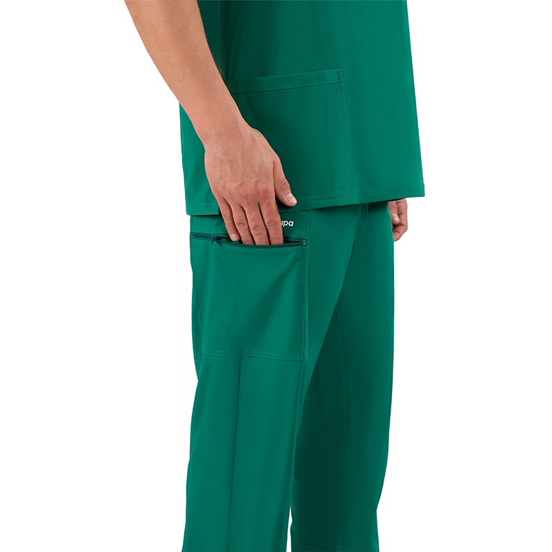 Men medical suit green scrub set for doctors and nurses