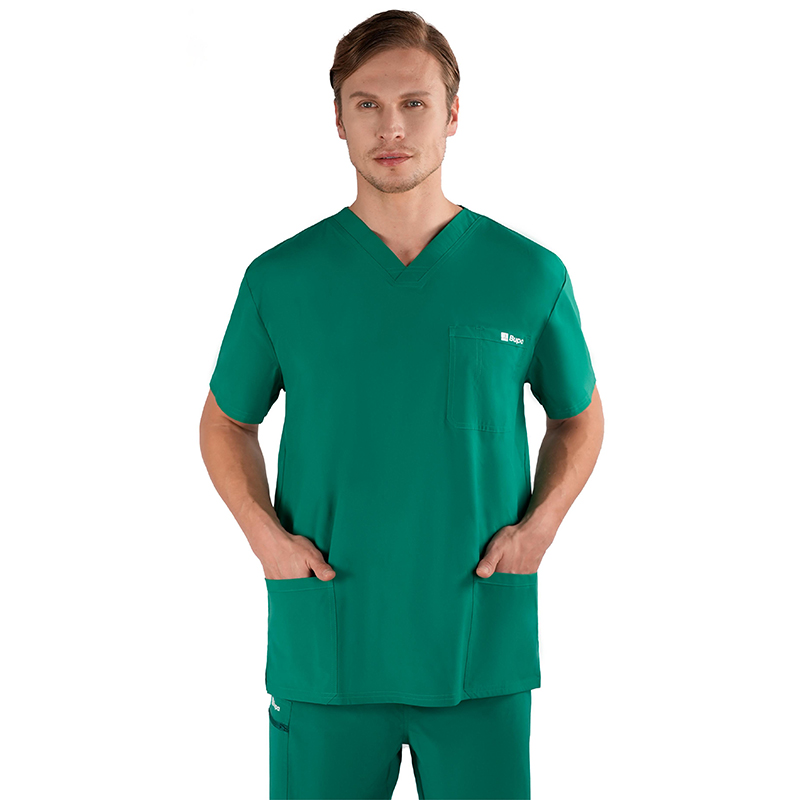 Men medical suit green scrub set for doctors and nurses