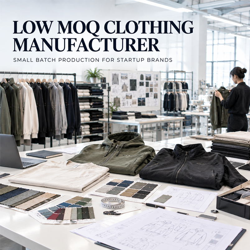 Low MOQ Clothing Manufacturer: How Startups Can Launch Their First Collection
