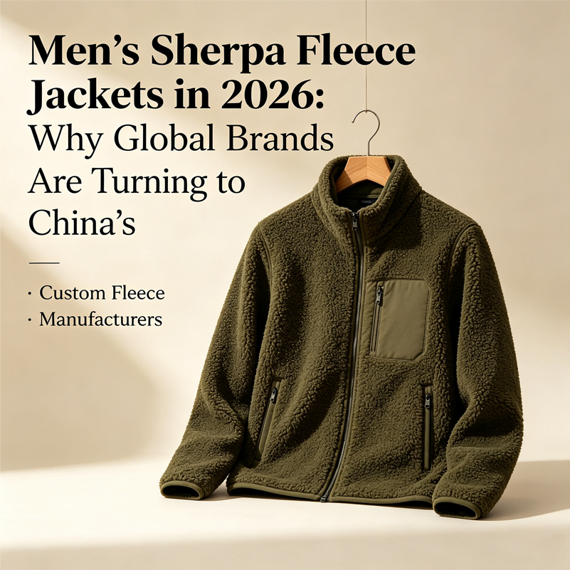 Men’s Sherpa Fleece Jackets in 2026: Why Global Brands Are Turning to China’s Custom Fleece Manufacturers