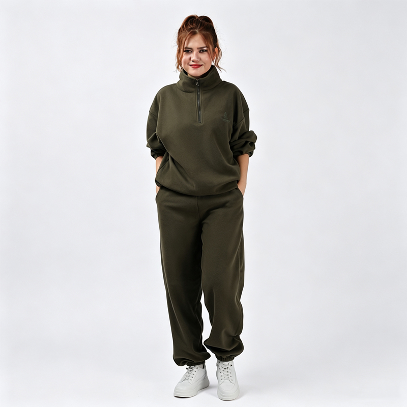 LADIES RECYCLED FLEECE SUIT