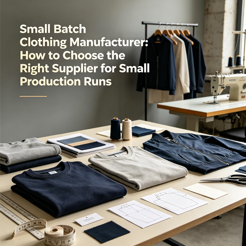 Small Batch Clothing Manufacturer: How to Choose the Right Supplier for Small Production Runs