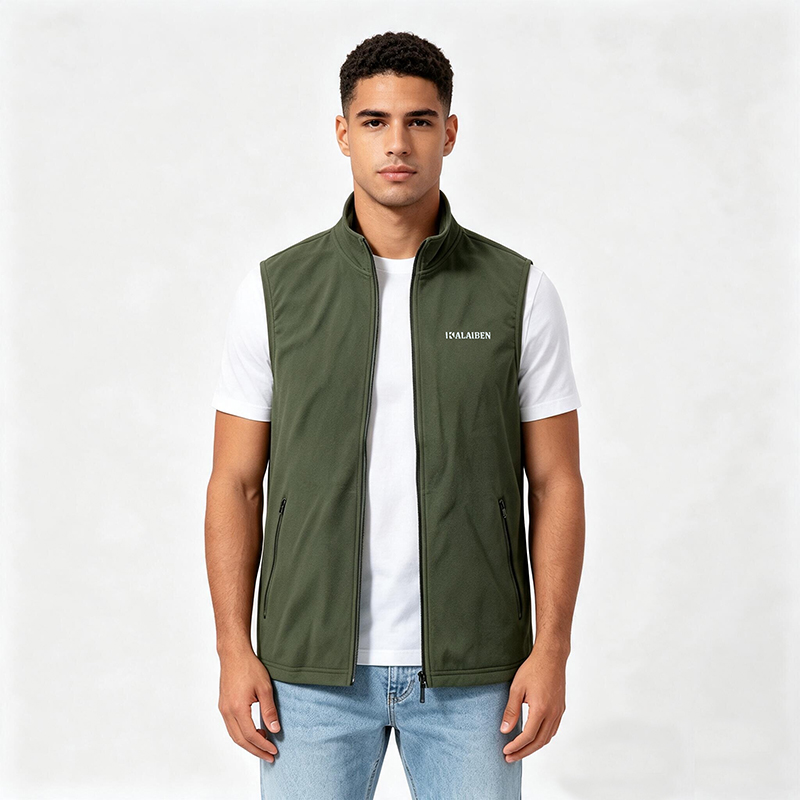 Men dralon fleece gilet