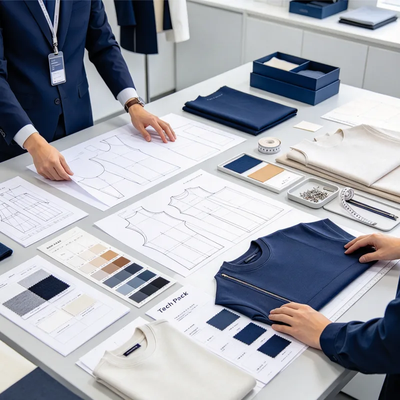 custom clothing product development and sampling