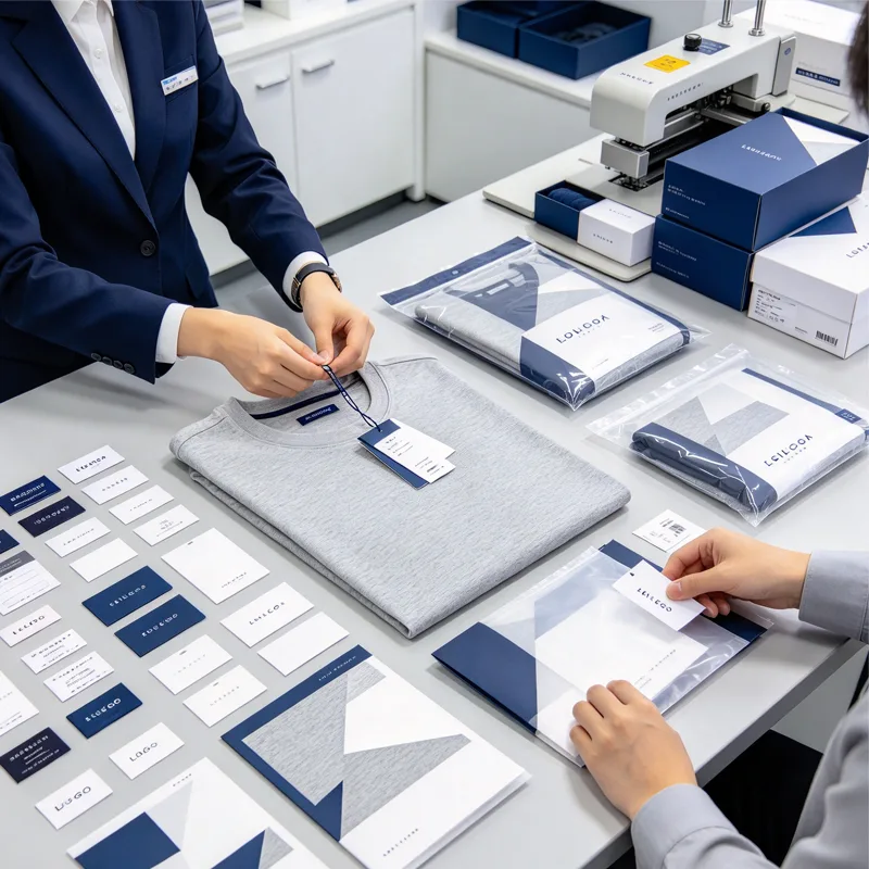 custom garment labels and packaging manufacturing