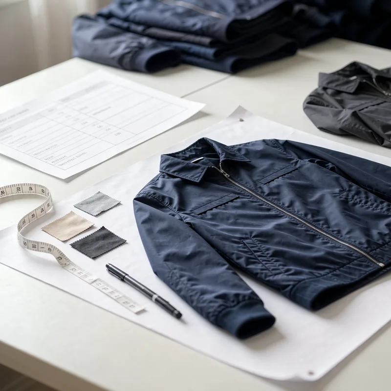 Clothing manufacturing sample approval before bulk production