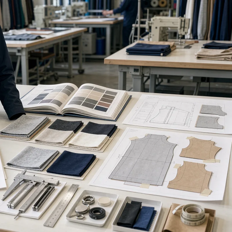 China garment ODM product development from design concept to sample