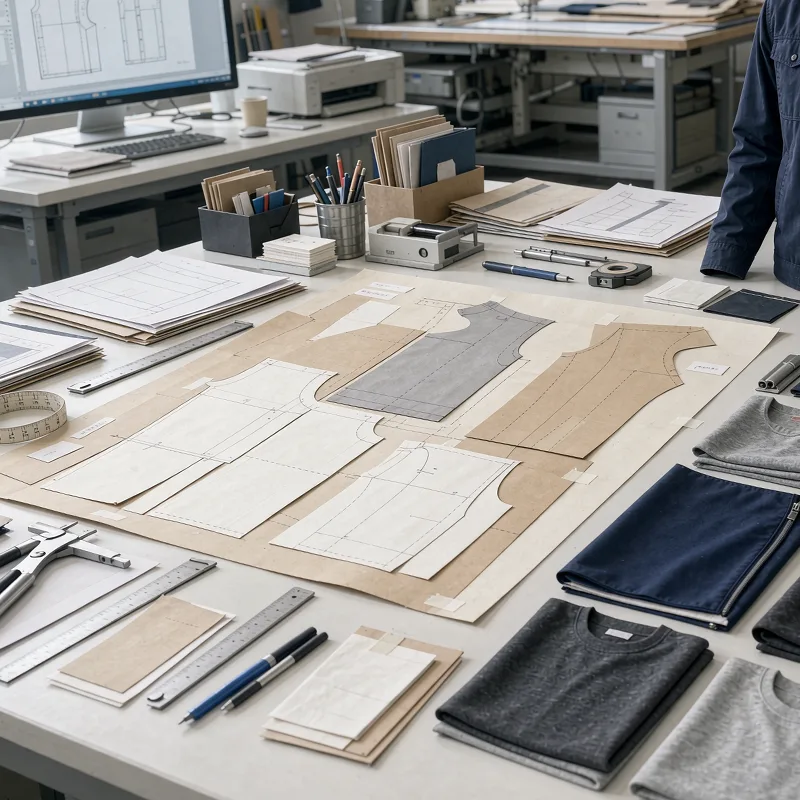 garment pattern making and sample development in China ODM factory