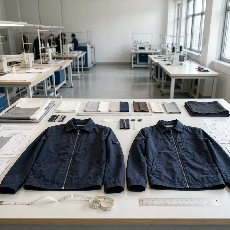 garment sample inspection and revision for China OEM clothing