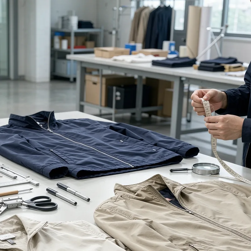 apparel quality control inspection in China garment OEM factory