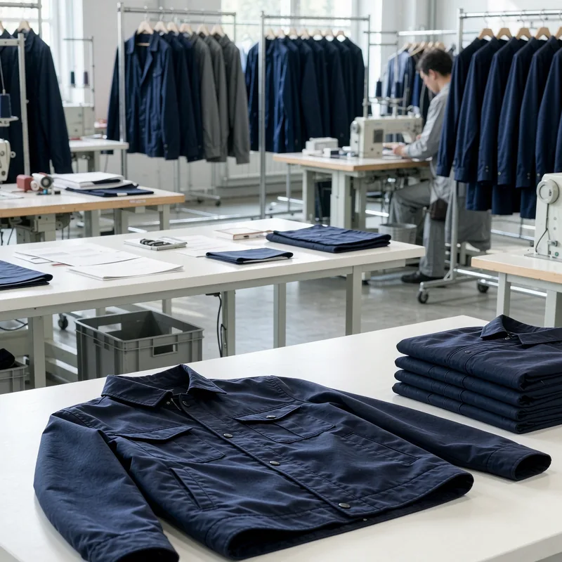 China garment OEM bulk production from approved sample