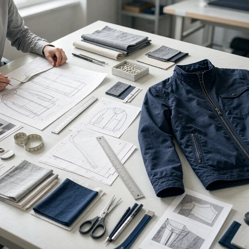 China ODM clothing factory product development compared with OEM