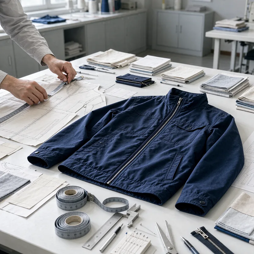 OEM clothing tech pack and sample development