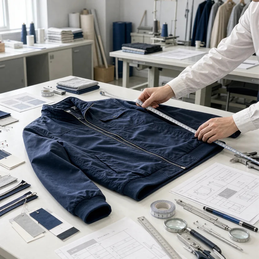 OEM clothing sample inspection and quality control