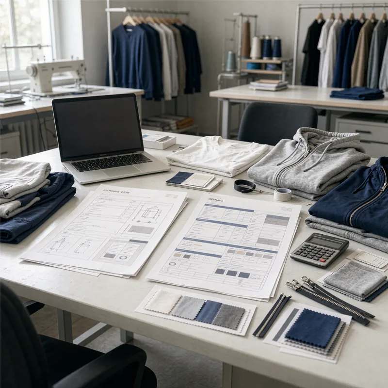 comparing China OEM clothing factory quotations