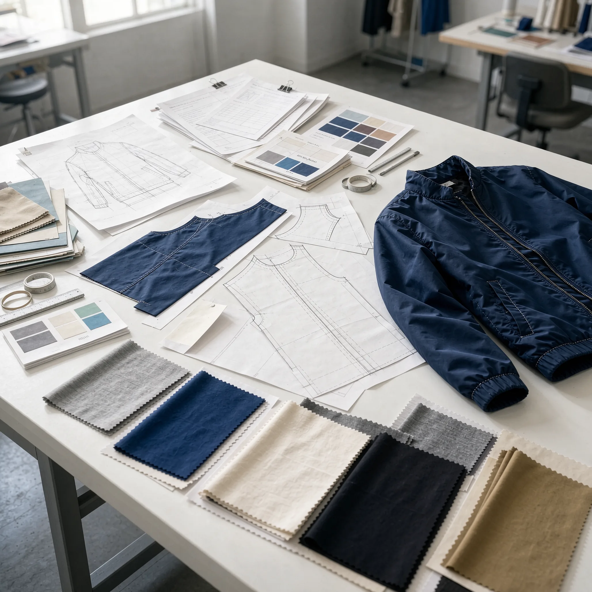 clothing ODM factory product development from design concept to sample