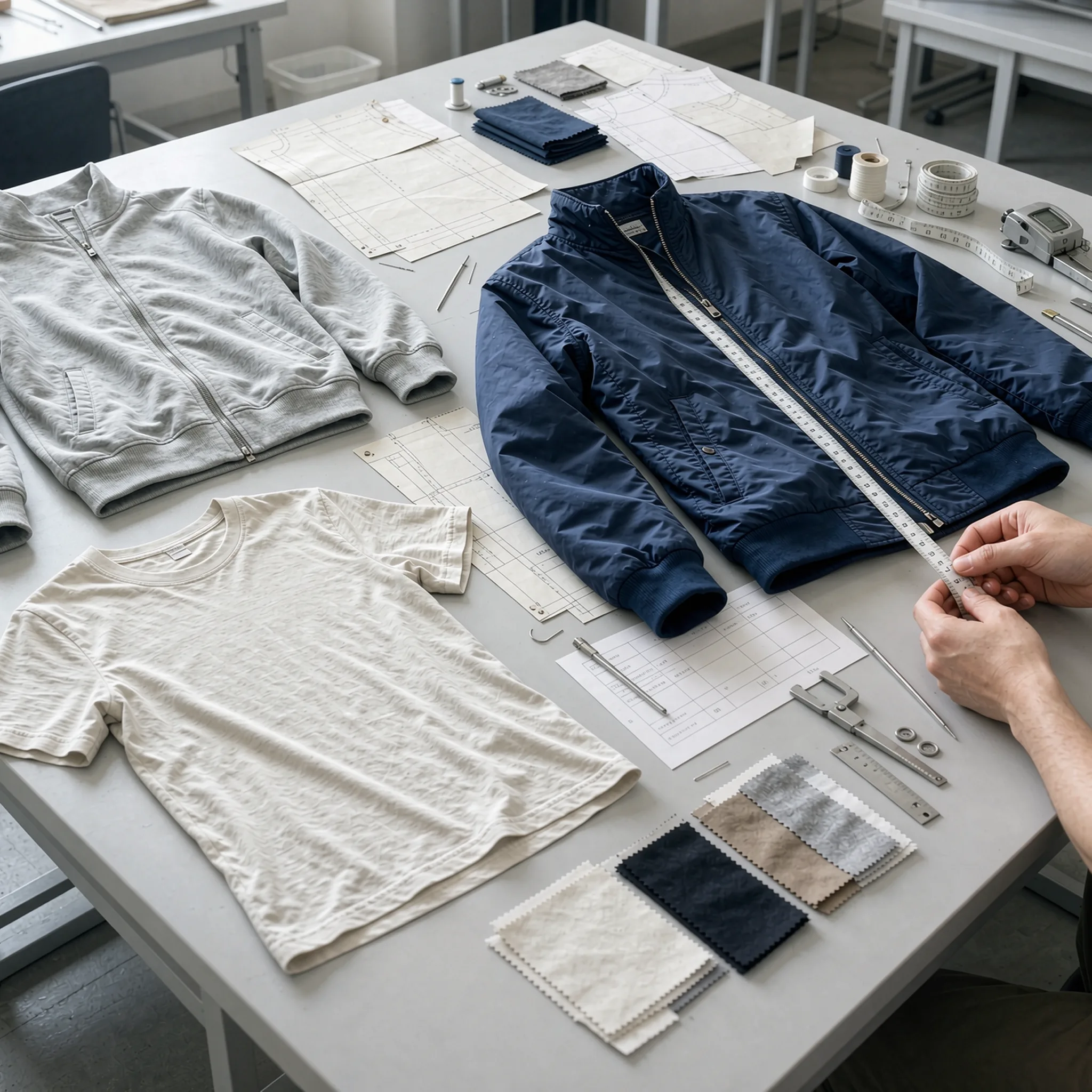 ODM clothing sample development and fit adjustment
