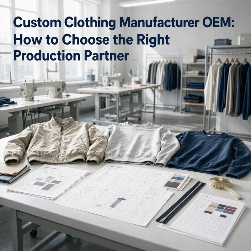 Custom Clothing Manufacturer OEM: How to Choose the Right Production Partner