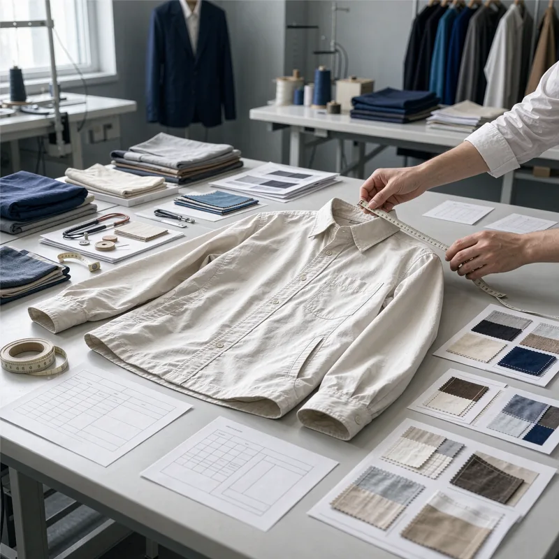 custom clothing manufacturer OEM sample development and quality checking