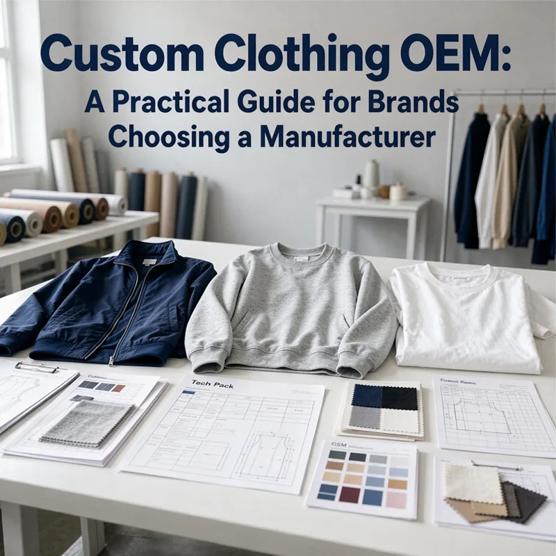 Custom Clothing OEM: A Practical Guide for Brands Choosing a Manufacturer