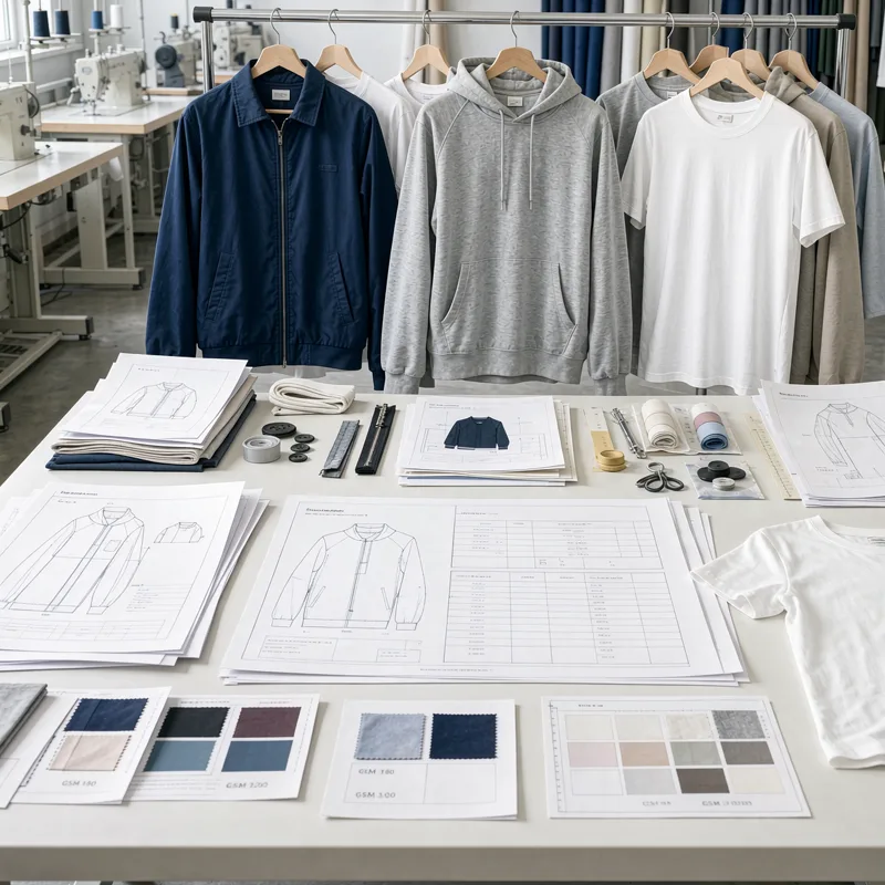 Apparel OEM factory quality control and garment inspection before bulk production
