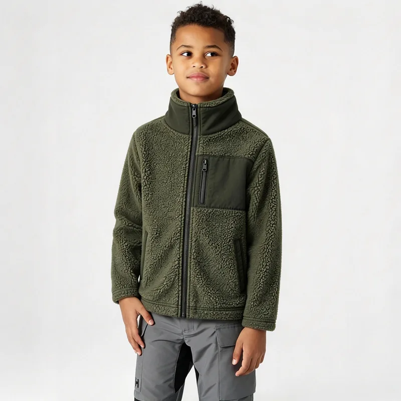KIDS SHERPA FLEECE JACKET
