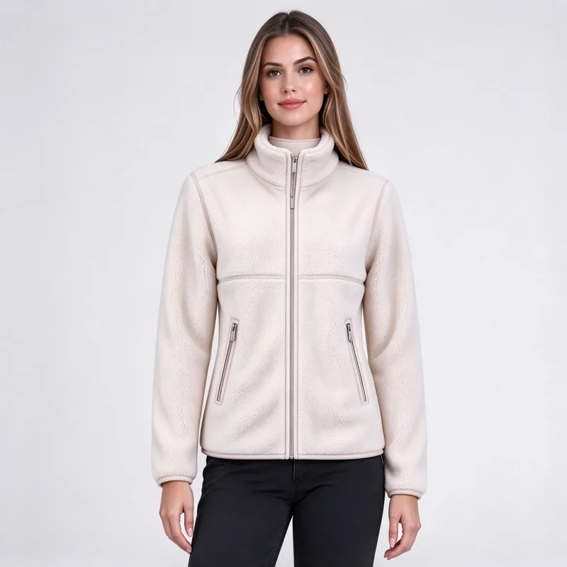 LADIES SHERPA FLEECE JACKET