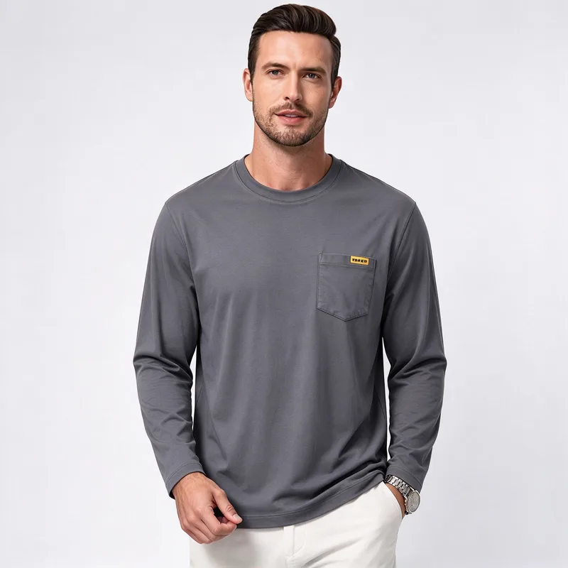 MEN COTTON LONG SLEEVE T-SHIRT