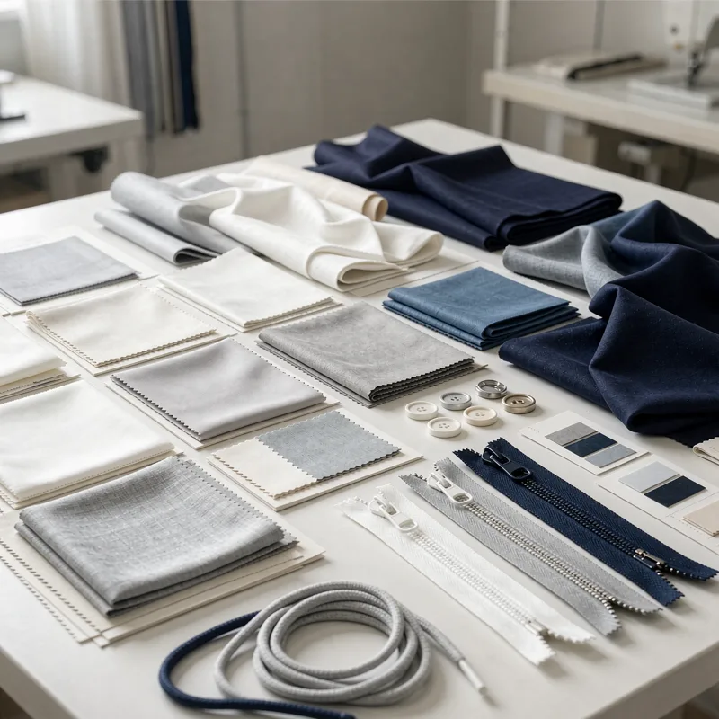 customizing existing ODM clothing styles with fabrics colors and trims