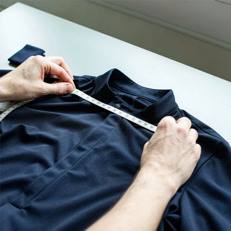 OEM clothing sample inspection for measurements stitching and fabric quality