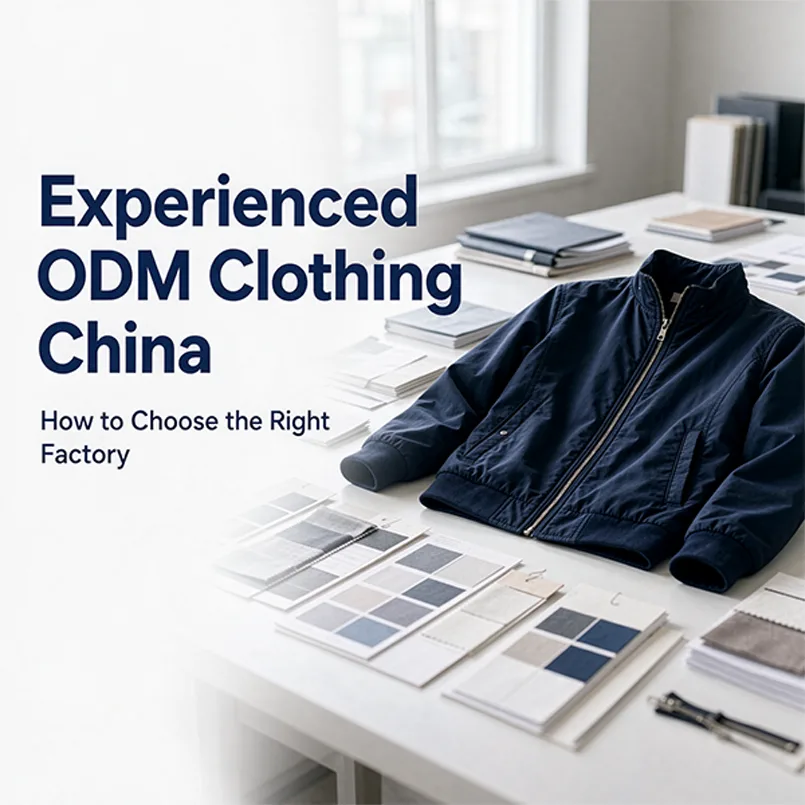experienced ODM clothing China manufacturer and apparel development samples