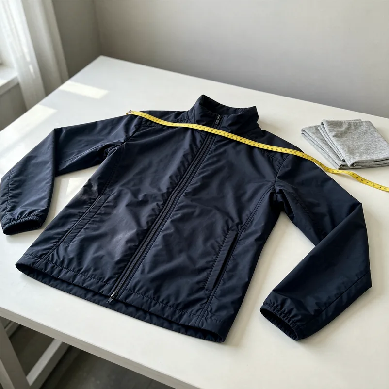 ODM clothing sample inspection for fabric fit stitching and measurements