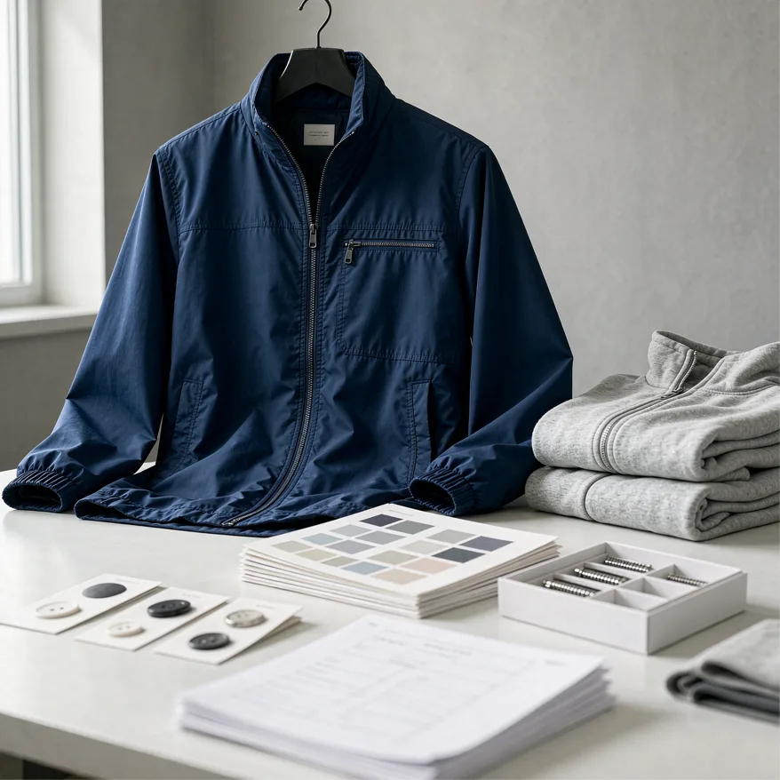 apparel ODM quality control inspection before bulk clothing production