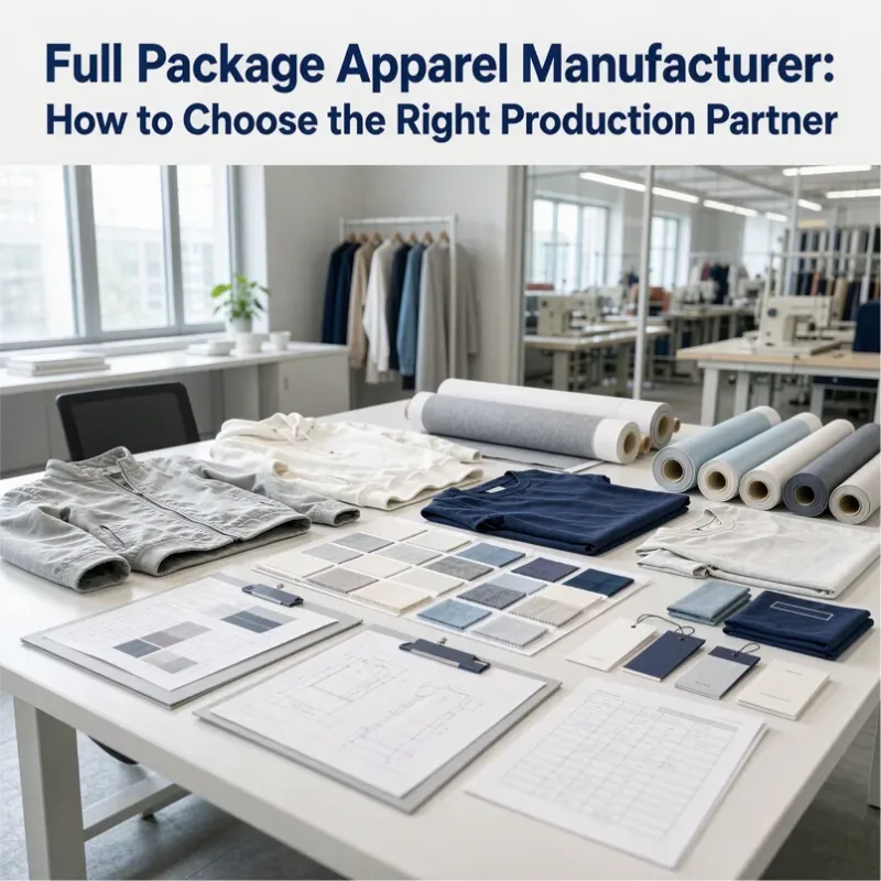Full Package Apparel Manufacturer: How to Choose the Right Production Partner