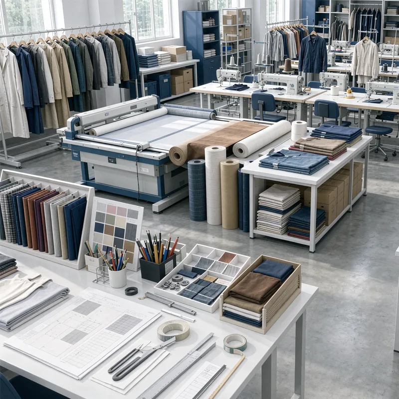 OEM ODM clothing production workflow from sample development to bulk manufacturing