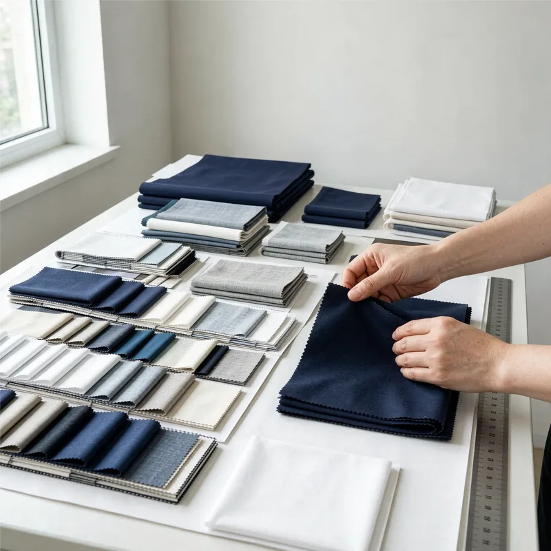 Fabric quality inspection for high quality OEM clothing manufacturing